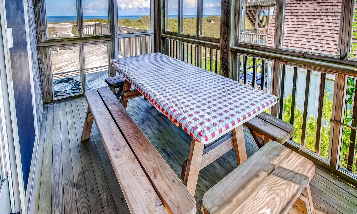Palisade Acres House | Oceanfront Home in Waves with Hot Tub, Grill, and Screened Porch