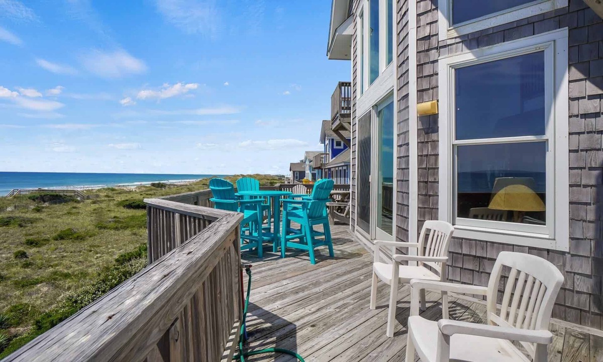 Frisco House | Oceanfront Home w/Private Pool, EV Charger, Hot Tub, Tiki Bar, and Game Room