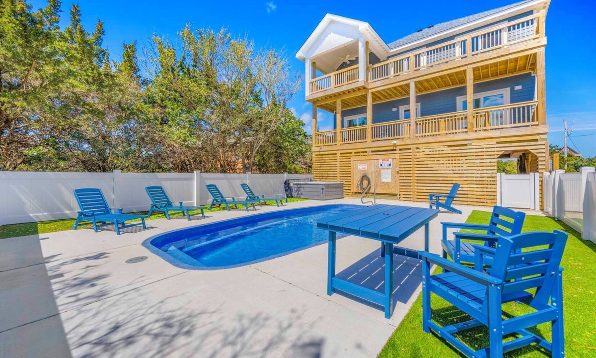 Salvo House | Oceanside, Dog Friendly Home with Private Pool and Hot Tub