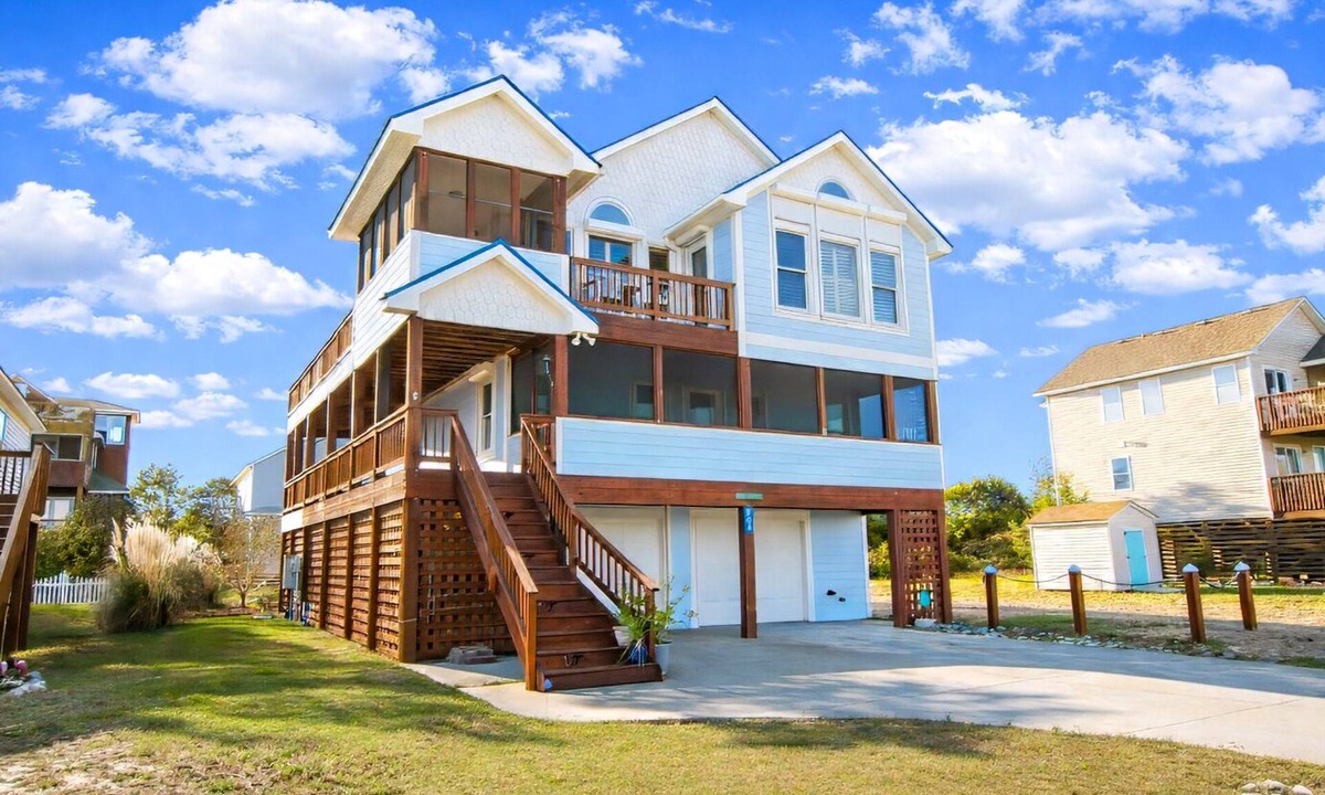 Kill Devil Hills House | Oceanside, Private Pool, Golf Cart, Hot Tub! KD904, The Blue Palm