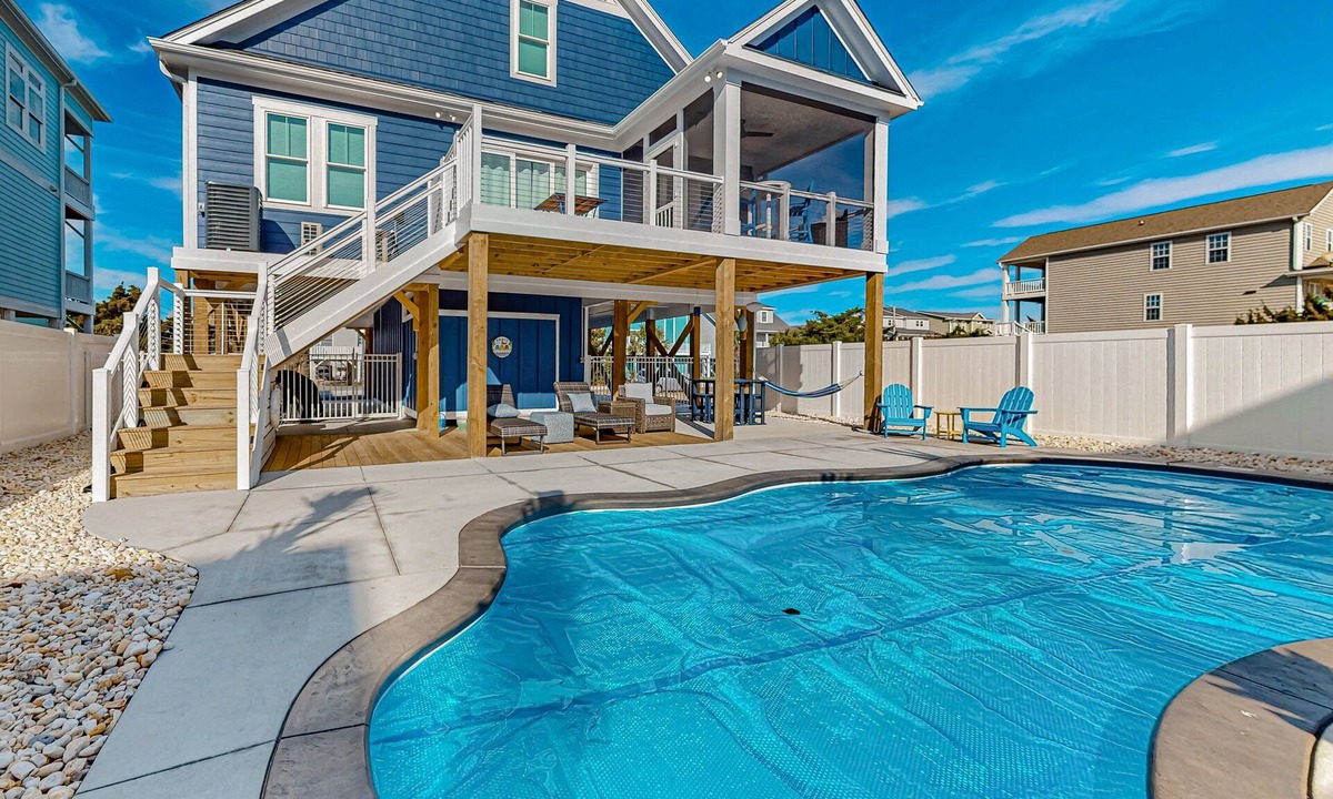 Holden Beach House | Of Course You Can: Private pool, patio, & balcony views