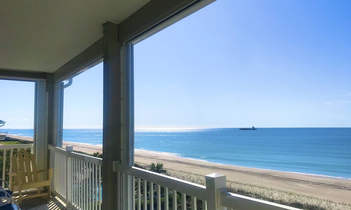 Indian Beach Condo | Once Upon a Tide: FULL RENO for 2026! Oceanfront, Pool, Linens