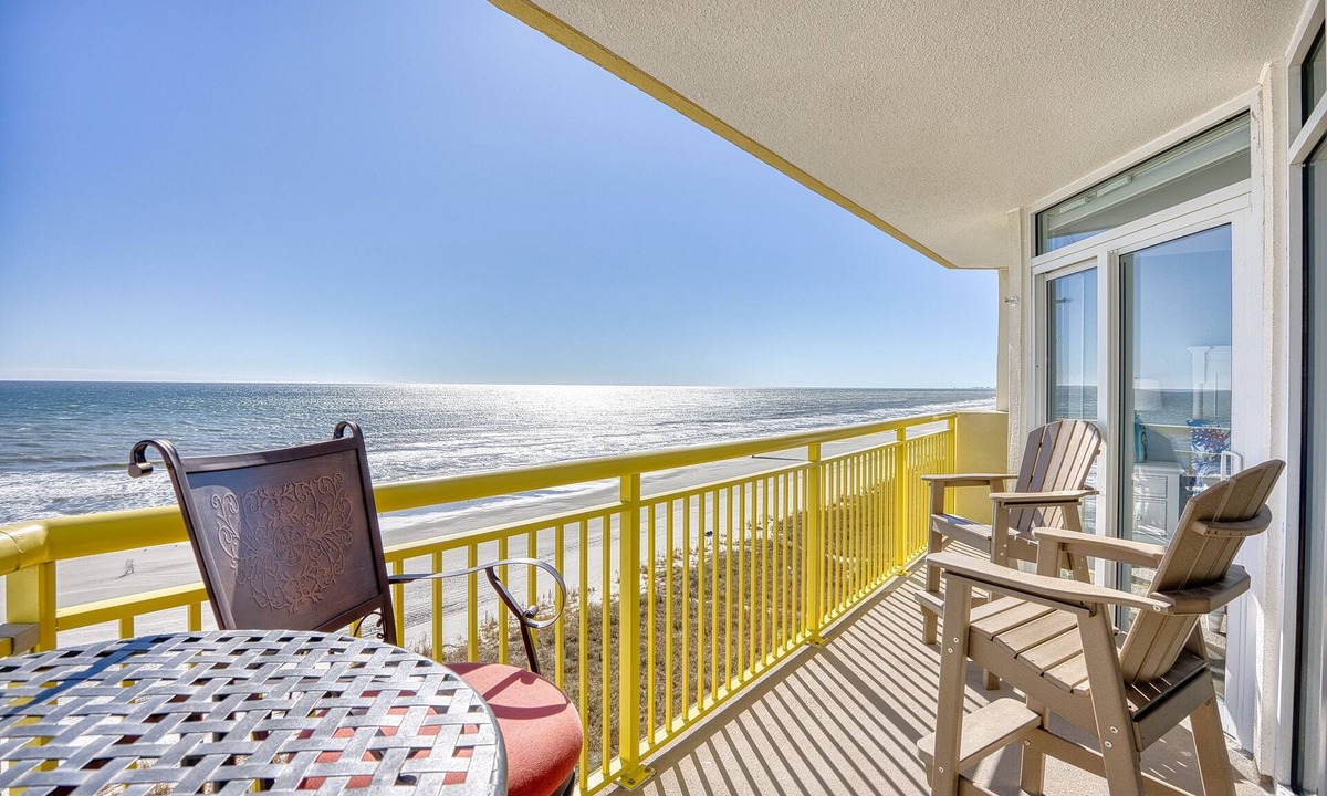 Crescent Beach Condo | Open in Aug at BayWatch Resort,Direct PANORAMIC Ocean Front Updated Condo Views
