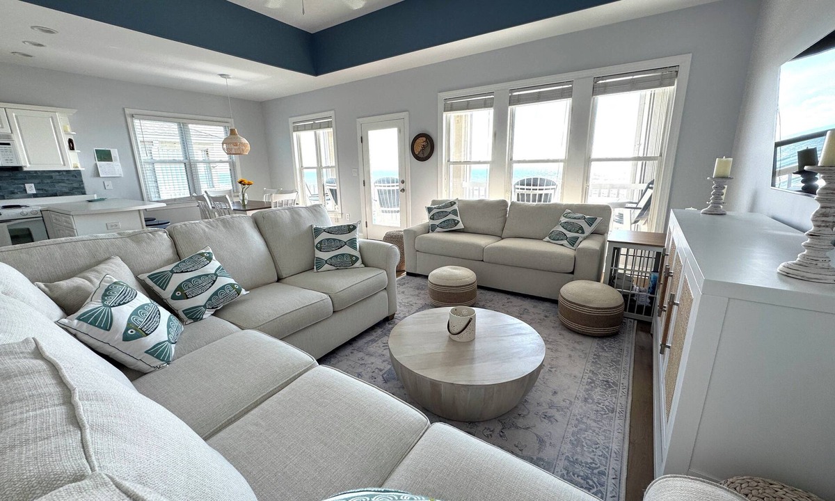 Indian Beach Condo | Panoramic Water Views! Airy 3BR Oceanfront Condo at Renowned Ocean Club Resort.