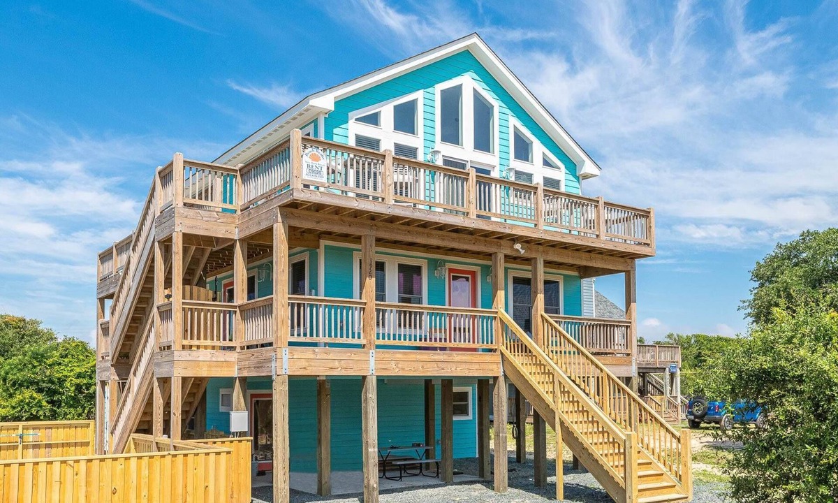 Carova Beach House | Paradise Again - 4x4 Carova Beach, Great Ocean Views, Pool, Hot Tub, Pets OK, Flex Stays, Events