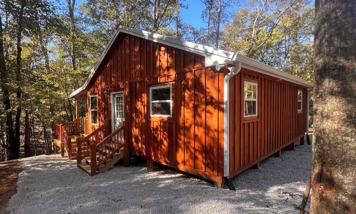 Ramer Cabin | Peaceful 2BR cabin between Montgomery & Troy, AL with trails and stocked pond
