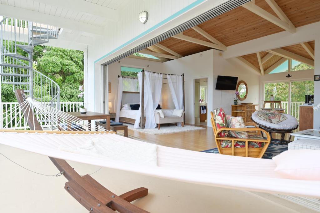 Kehena Beach Estates Villa | Peaceful Kehena Beach Treehouse Villa w/ Star Deck