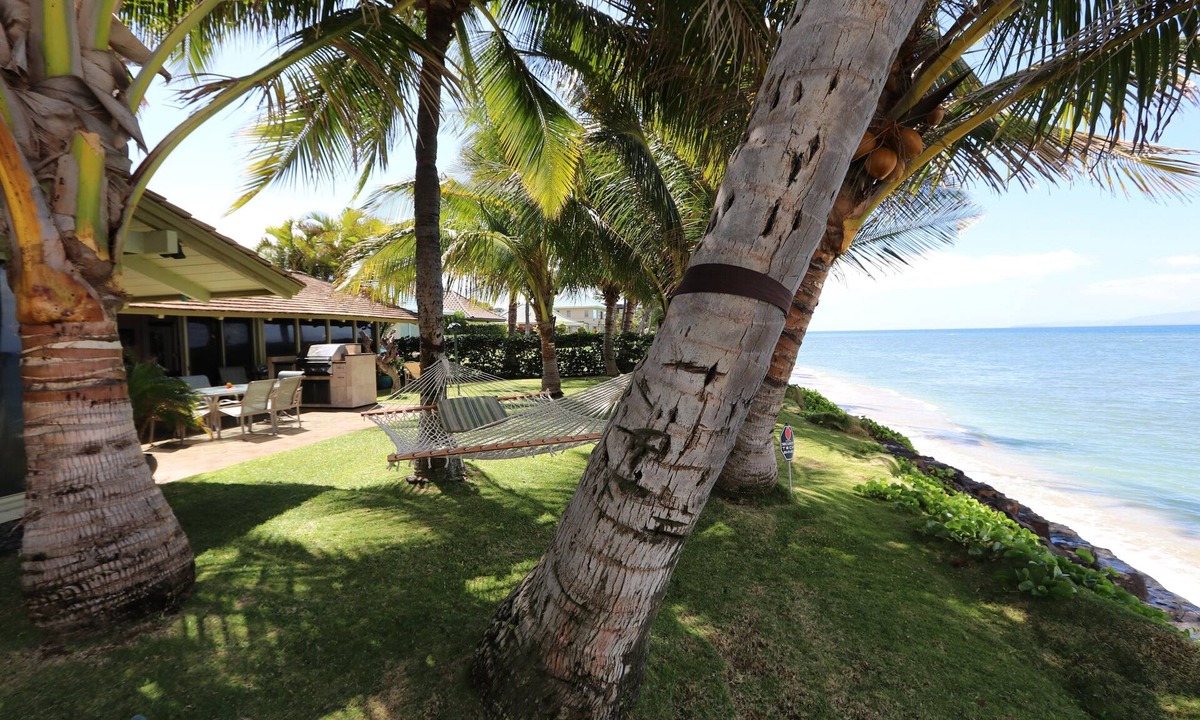 Halama Street House | Private Oceanfront w pool, hot tub, sunsets and Turtles