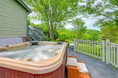 Balsam Grove Apartment | Quaint Country Home: Hot Tub, Fire Pit + Hiking