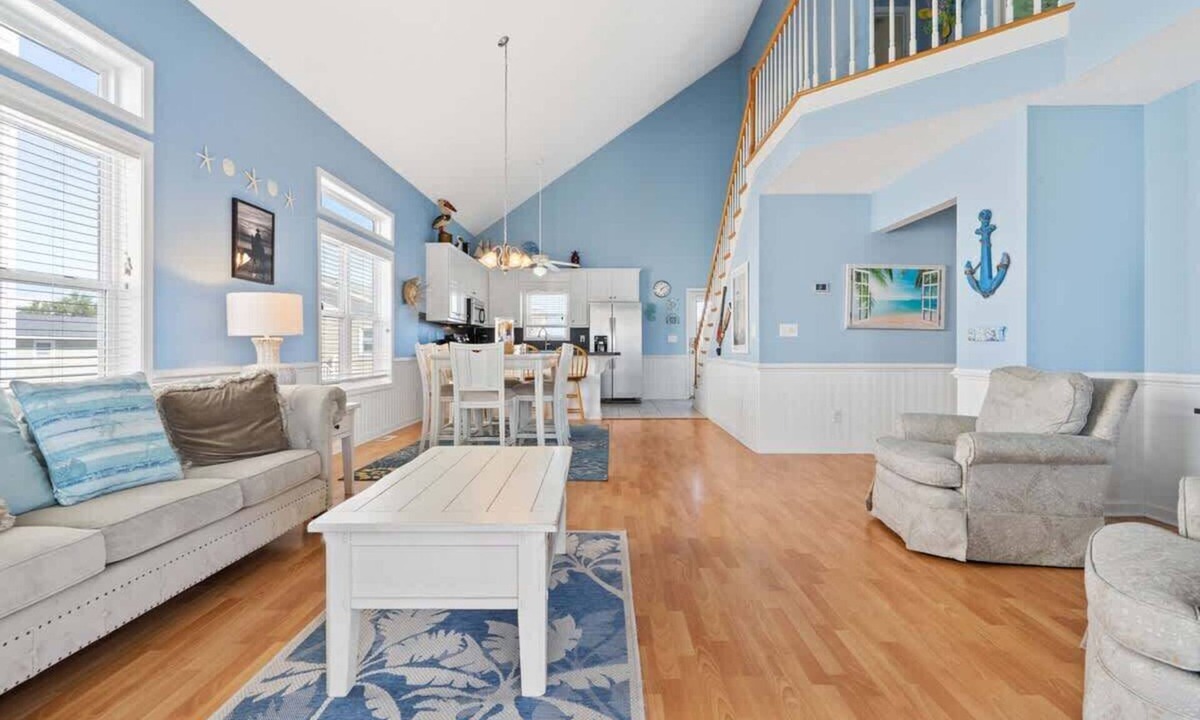 Sunset Beach House | Rip Tide by Brunswick Vacation Rentals: Sunset Beach Home, Sleeps 10, Near Beach