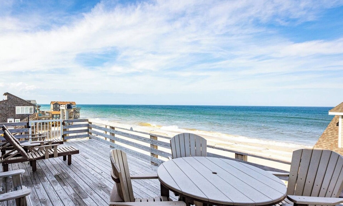 Rodanthe House | Rodanthe OBX Oceanfront Family Escape Hot Tub Dog Friendly Sleeps 12