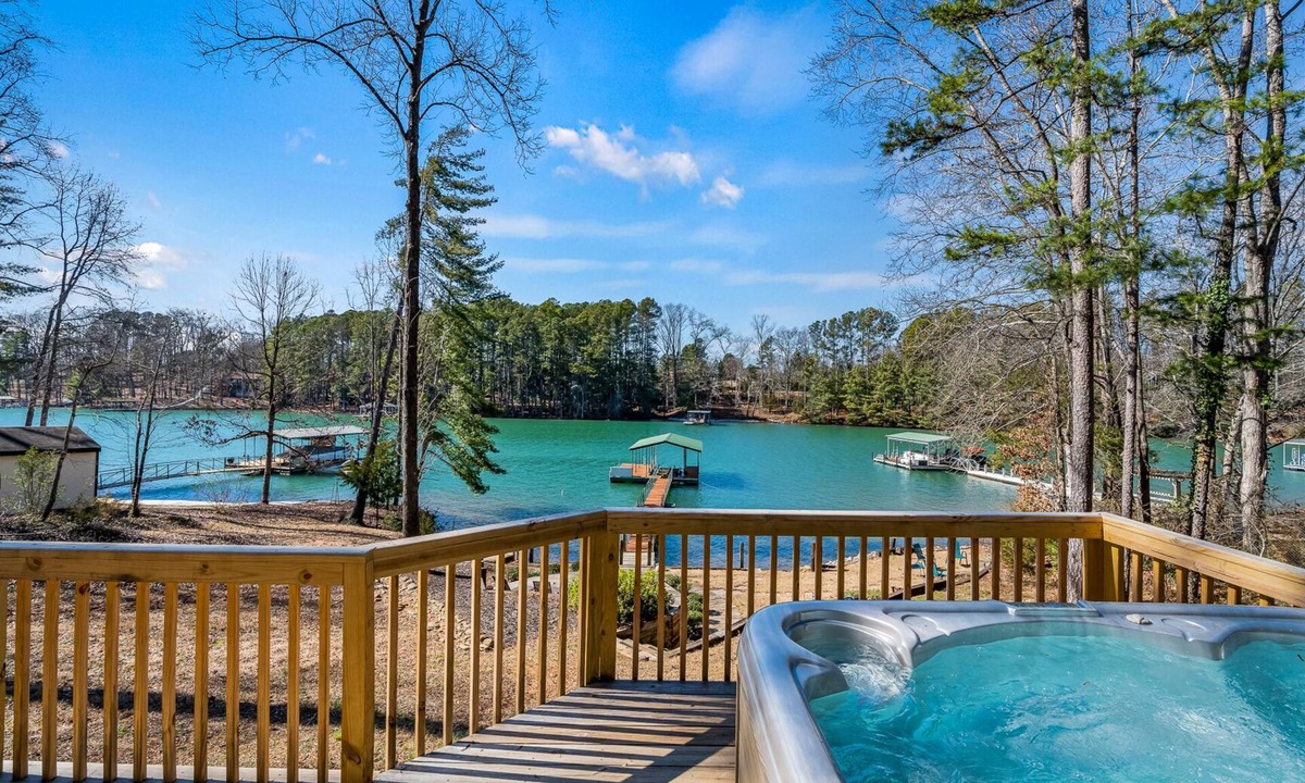Seneca House | Roomy and gorgeous home on Lake Keowee with hot tub!