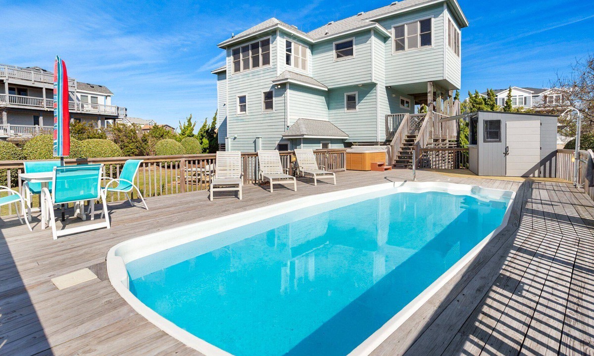 Whalehead Beach House | Salt & Light | Semi-Oceanfront w/Pool & Hot Tub