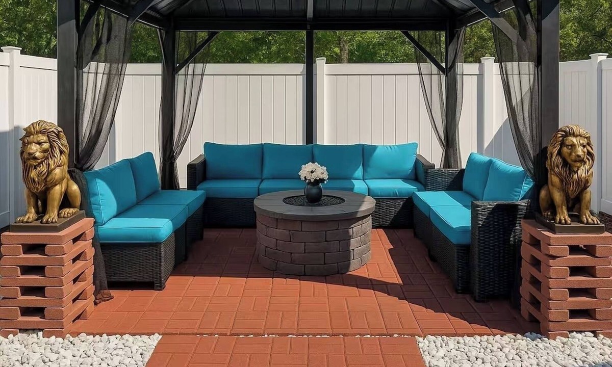 Garden City House | Screened Porch Gazebo BBQ Sleeps 10