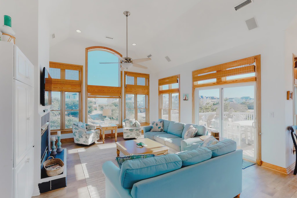 Pine Island House | Semi-Oceanfront Home In Corolla w/Heated Pool & Hot Tub