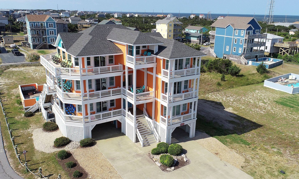 Rodanthe House | Semi-Oceanfront, Pool, Theater, Elevator, Stunning Ocean Views