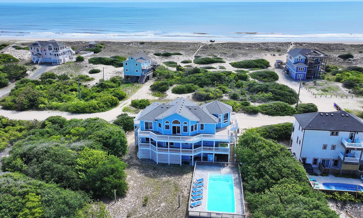Carova Beach House | SEMI-OCEANFRONT, Wild Horses, Private Pool-4x2238, Finally Here