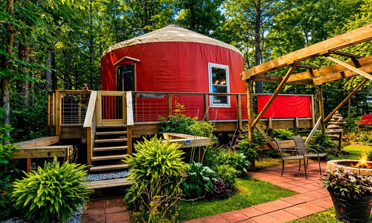 Fancy Gap House | Simply Serenity Yurt- Magical Getaway w/Hot Tub