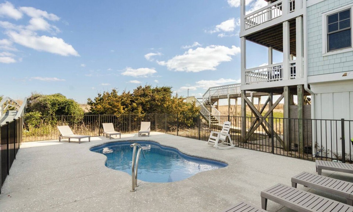 North Carolina Coast House | Single Family Home On the Beach with Heated Pool!