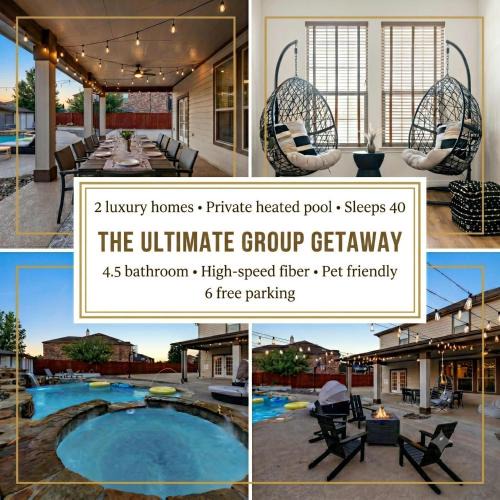 Morningside Meadows House | Sleeps 40 Two Houses Two Pools 2x the Fun