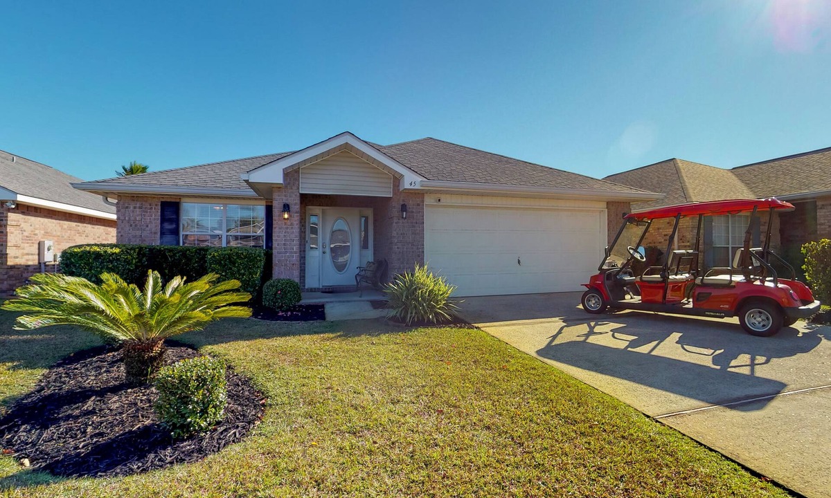 Miramar Beach House | Starfish - Largest Heated Pool, Walk to Private Beach, GolfCart,Pet Friendly