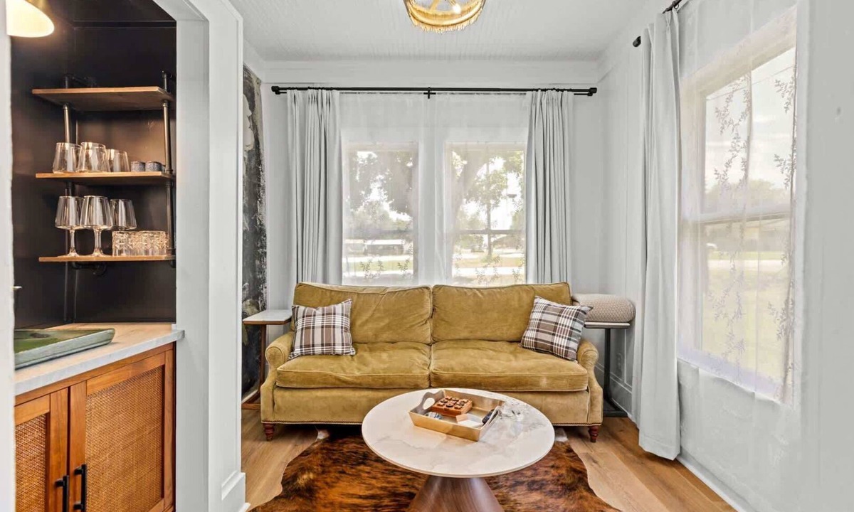 Johnson City House | The Johnson - Spacious Backyard and Fire Pit