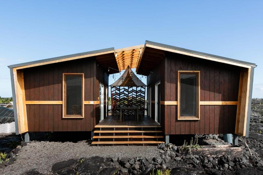 Pahoa House | THE OHANA HOUSE, Amazing Tiny Home on A Volcanic Lava Field!