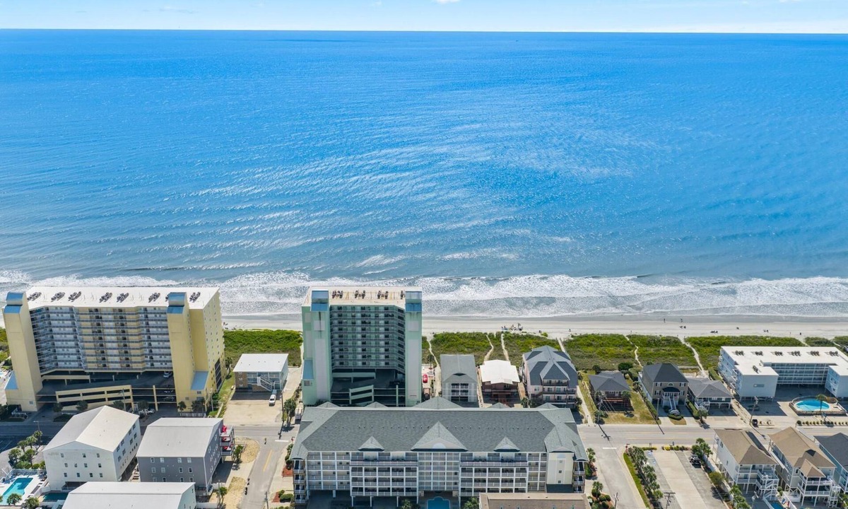 North Myrtle Beach Villa | The Pearl @ Cherry Grove Villas! Breathtaking Ocean Views & Steps from the Beach