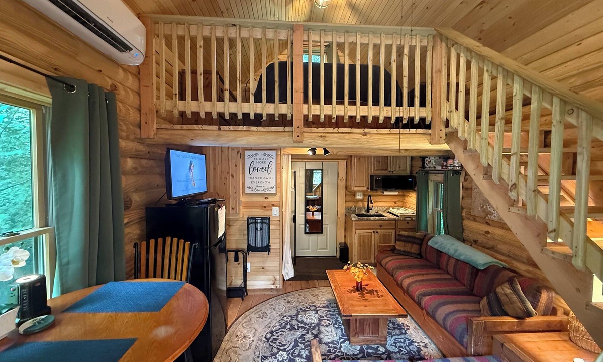 Lake Barcroft Cabin | Tiny House/Log Cabin in beautiful wooded urban setting