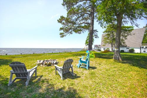 Albemarle Sound House | Tiny House w/Big Views: Cabin in Shiloh!