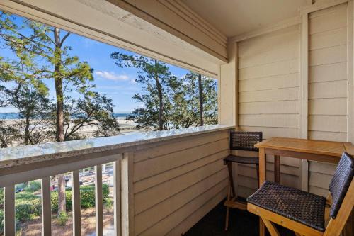 Palmetto Dunes Villa | Unspoiled Beachfront Villa Sunrises from Balcony