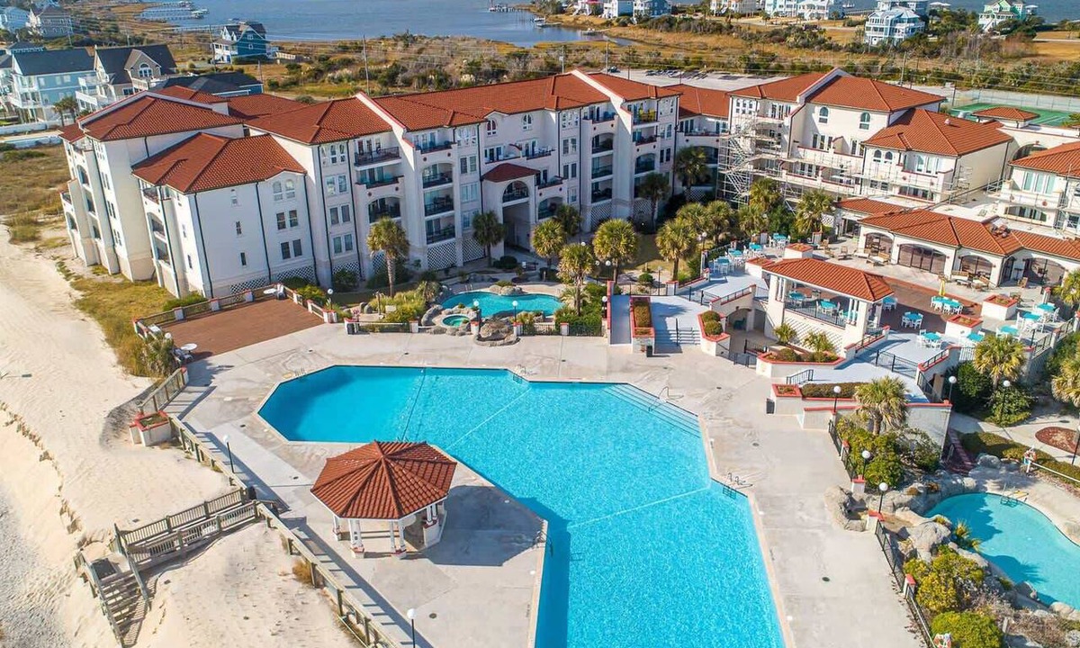 North Topsail Beach Condo | Villa Capriani 118B - Oceanfront Resort - Pools - Hot Tubs