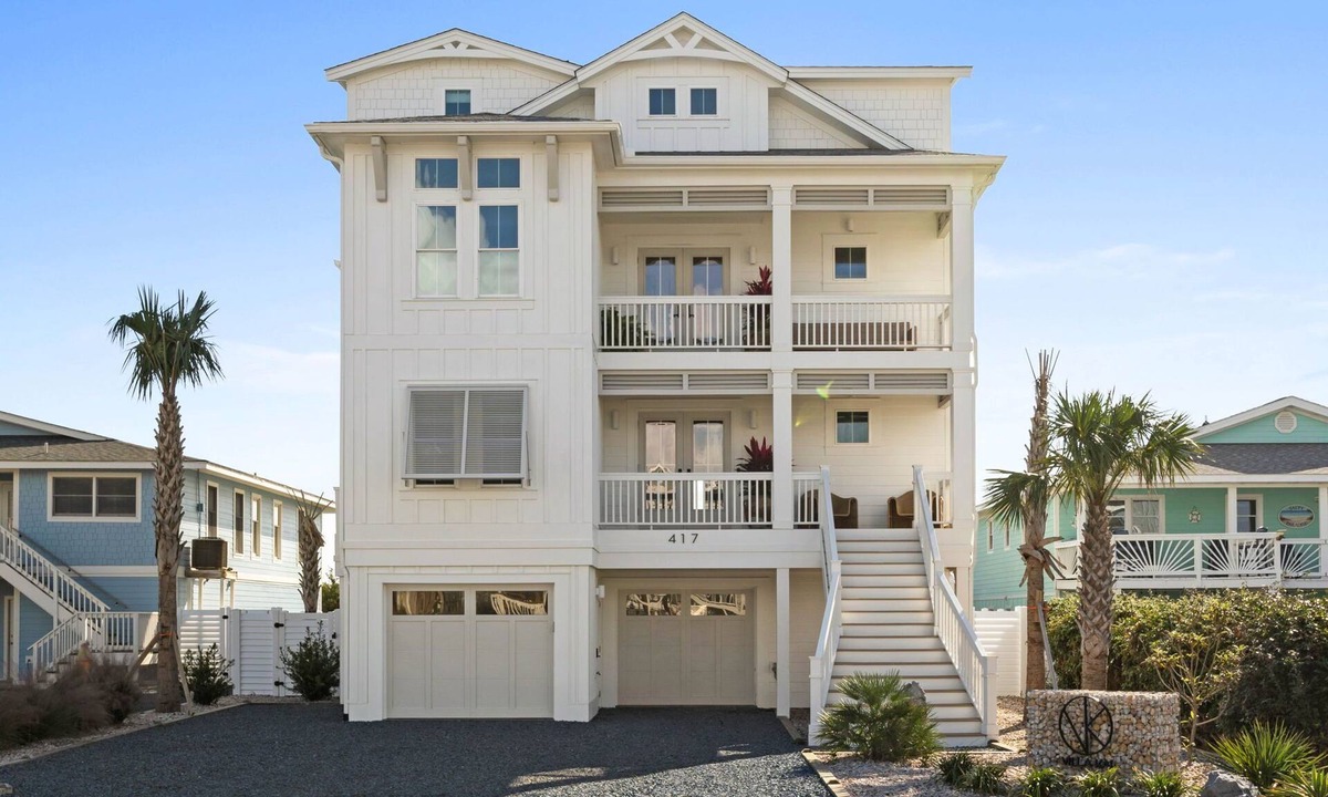 Holden Beach House | Villa Kai | Oceanfront Luxury w/Pool, Fire Pit, Elevator, Cabana & $250 Beach Gear Credit
