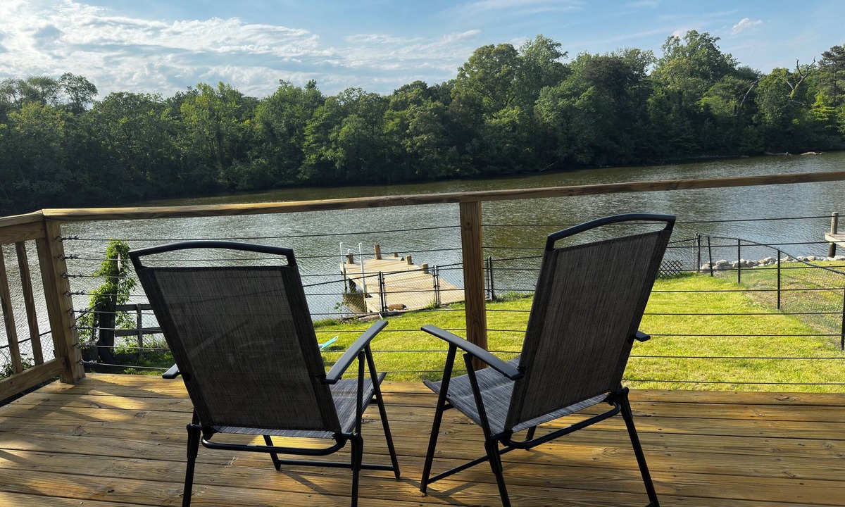 Marley House | Waterfront Retreat home with Deck, Dock & Sunset Views. Your Marley Creek Escape