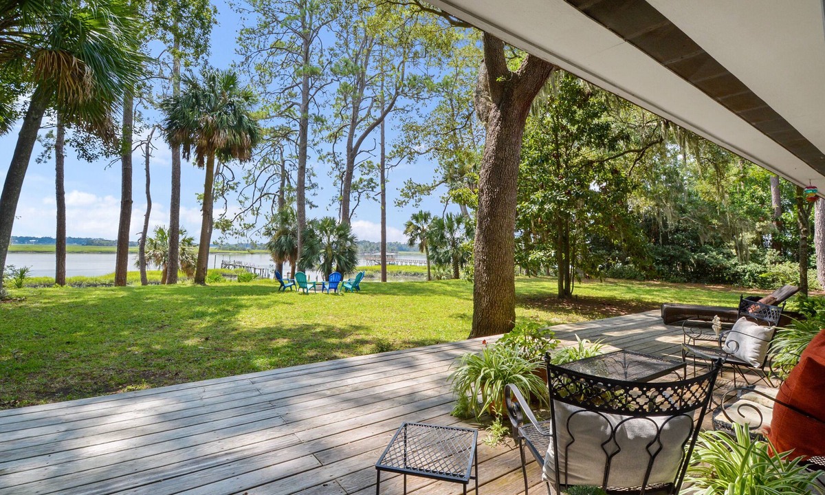 Old Town Bluffton House | Waterfront “State of Mind” vintage home.