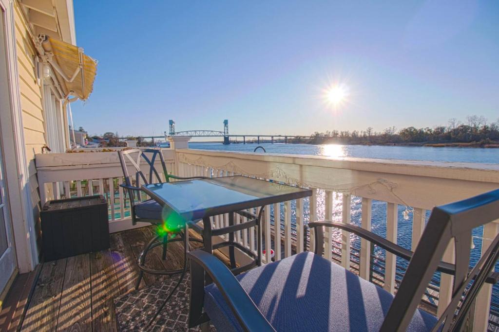 Riverwalk Apartment | Waterfront Sunset Views in Port City Wilmington NC