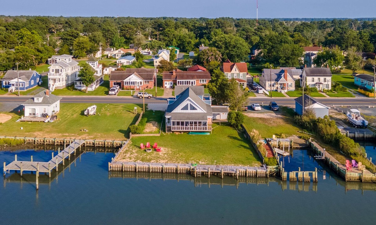 Chincoteague House | Waterfront home with spectacular sunsets by Seaside Vacations & Sales