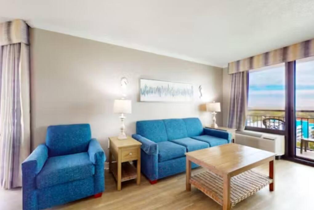 Myrtle Beach Apartment | Your Perfect Oceanview Suite with Balcony, Dogs Ok! 1202
