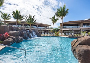 3 bedroom 3 bath Luana Villa Oceanfront Resort Pool view Ground Floor