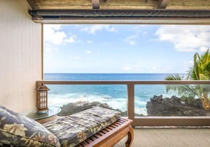 Aloha Condos, Keauhou Kona Surf and Racquet Club, Condo 1-301, Oceanfront, AC
