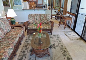 Kuhio Shores 119 - Two Bedroom Condo with White Water Ocean Views with A/C