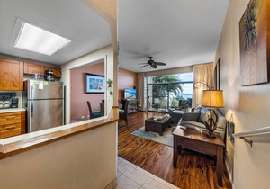Oceanfront tropical retreat on the ground floor
