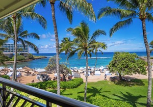 Villa 302: Fall REDUCED 50%! King bed! Penthouse Lvl Ocean View Turtle Bay