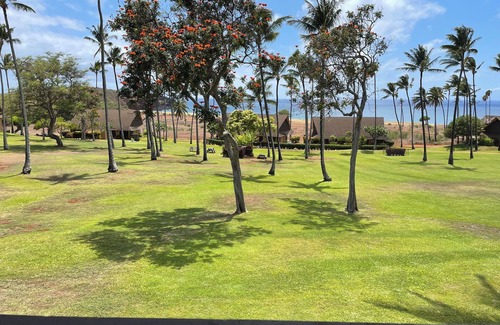 Maunaloa Condo | Beach view and easy beach access. Lovely Hawaiian- style loft condo with WiFi