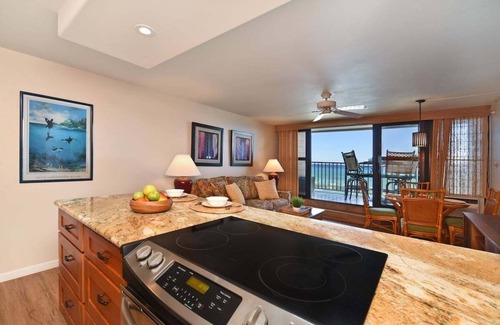 Honokowai Condo | KA 309 Oceanfront Condo AC Ocean Views Heated Pool