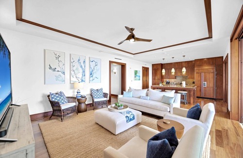 Montage Kapalua Bay Condo | NEW | KBM Resorts | FREE CAR | Hale Nalu At Montage Kapalua Bay, Sleeps 10! Oceanfront 3-Bedroom Condo with Daily Housekeeping, Spa! MON-6302