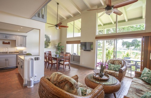 Princeville House | Ocean & Golf Course Views/2BR 2BA Princeville Townhouse/Walk to Beach/WiFi