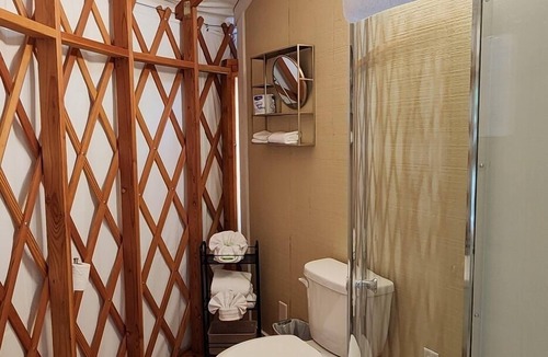 Mill Spring Apartment | 16' Yurt, Dog Friendly, Deck, Dome Skylight, Sleeps 2.
