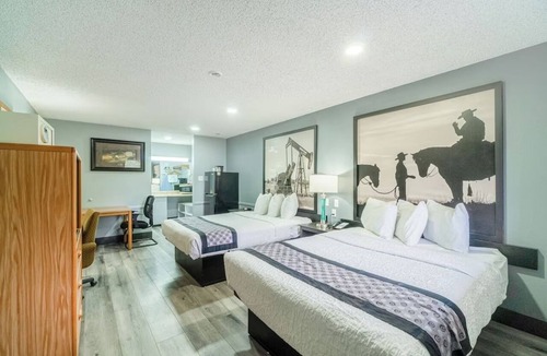Ira Hotel | 2 Lodging | Easy Reach to Scurry County Museum & Historic Sites | 2 Queen Beds