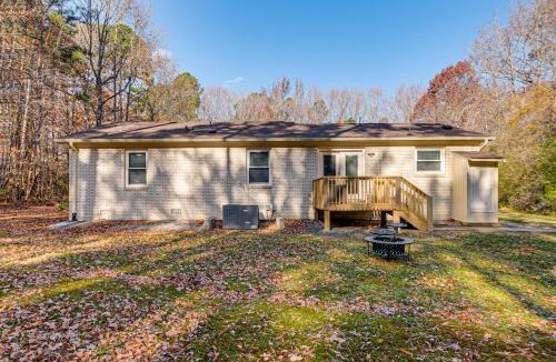 Littleton House | 2 Mi to Lake Gaston: Wooded Family Home w/Deck